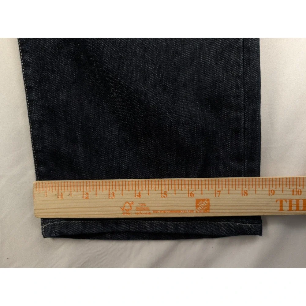 Mavi Jeans Mens 37x28 (35x34 Tag) Blue Matt Relaxed Straight Leg